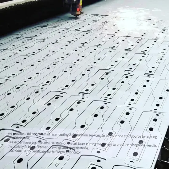 Fabricante de processamento de aço inoxidável personalizado OEM Corte a laser Dobra chapa metálica